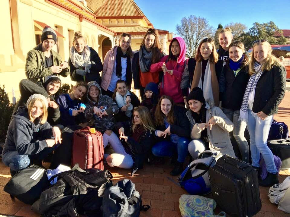 St Ursulas girls and students from OConnor Catholic College Armidale