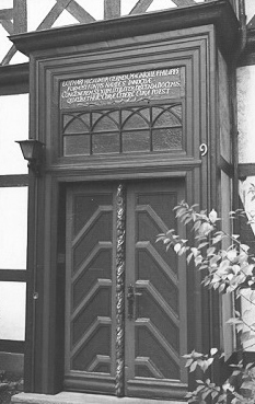 Convent door Duderstadt 2